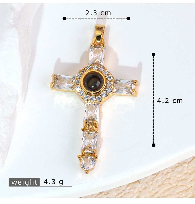 4g Weight Pendant Jewelry Making Type 27*27mm Jewelry Making Size DIY Jewelry Accessories Classification 1 Piece Quantity Copper Material Cross, Devil's Eye, Heart Shape Pattern All Seasons Season Polished Finish Plating Design Elegant, Sweet, Classic Style Style 1 Piece 27*27mm Copper Cross Devil's Eye Heart Shape Polished Pendant DIY Jewelry Accessories 8