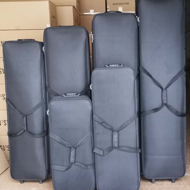 実体シリカゲル人形収納ボックス旅行用スーツケースとロングタイプの工具箱の手提げ収納ケース