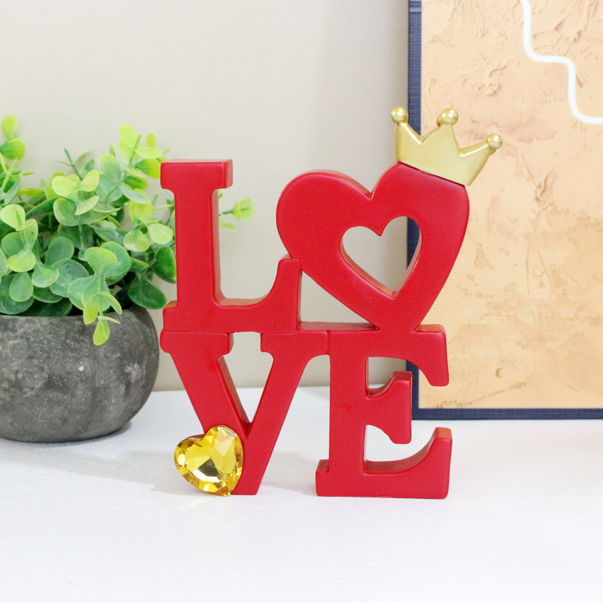  Valentine's Day Romantic Love Decoration Anniversary Proposal Wedding Anniversary Party Desktop Decoration