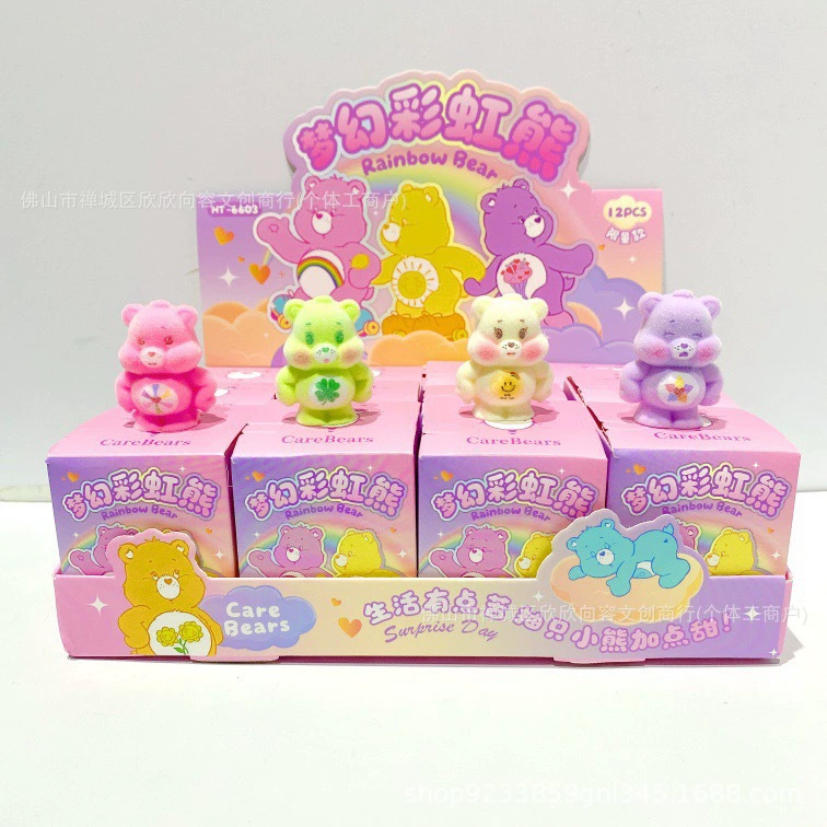 Rainbow cartoon cute doll, board game, new collection, with little bears