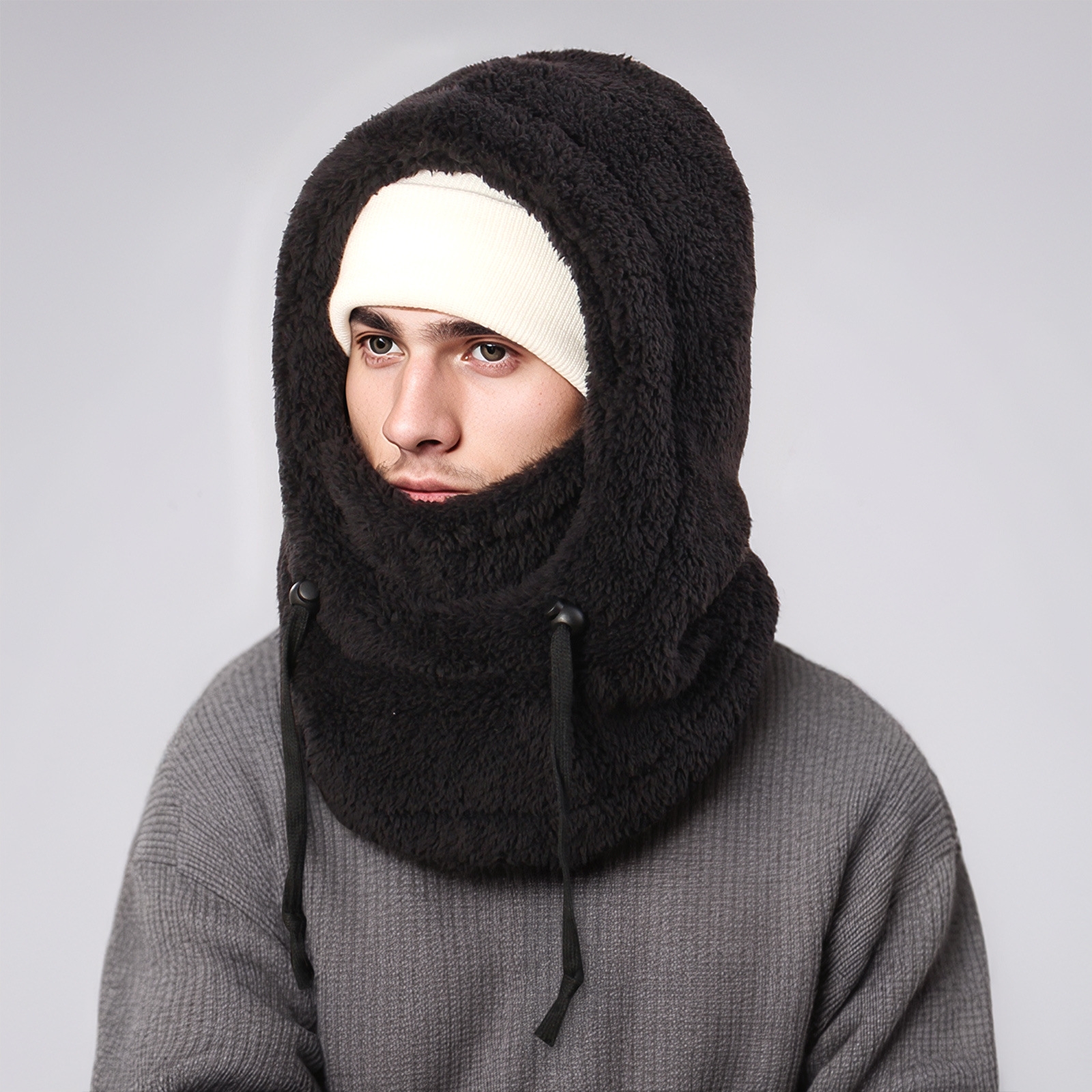 New Women Autumn Winter Warm Cycling Windproof Coldproof Hat Balaclava Face Shield Mask For Adults_voghion.com