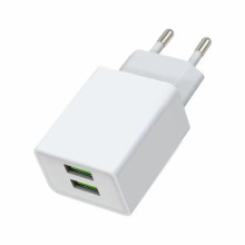 2A充电器CEFCC认证墙充5V2A双口旅充 美欧规充电头10W双口充电器