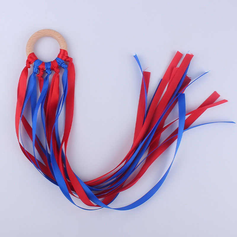 Nuevo bebé suministros cinta Beech sonajero calmante bebé creativo anillo de madera juguete dientes molienda Amazon