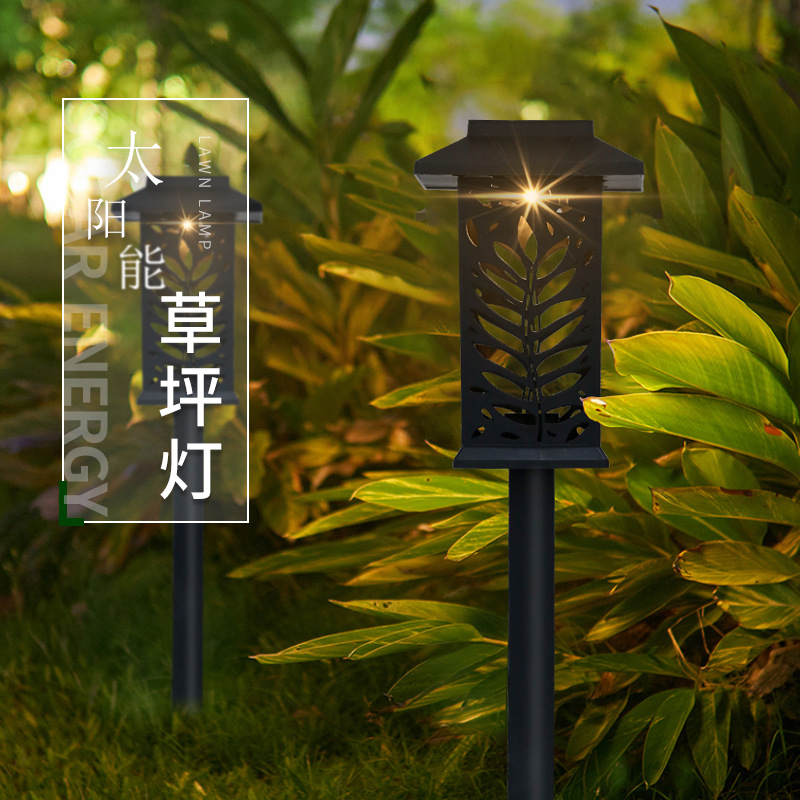 공장 직선 머리 국경 태양 스테인레스 스틸 작은 튜브 빛 방비 야외 LED 안뜰 풍경 잔디 바닥 빛
