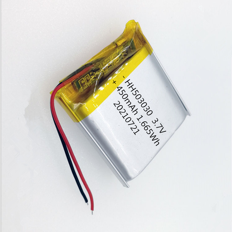 厂销503030聚合物锂电池振动棒美容喷雾补水仪加湿器风扇450mAh