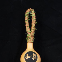 Natural Gourd with Fortune and Prosperity, Feng Shui Gourd Home Decor, Living Room Hanger, Gourd Home Decoration Ornament