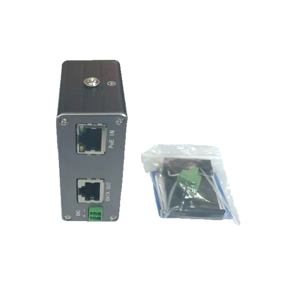25W изоляционный PoE-сплиттер (PD25A-GL), индустриальный, для монтажа на DIN‑рейку / стену / столешницу