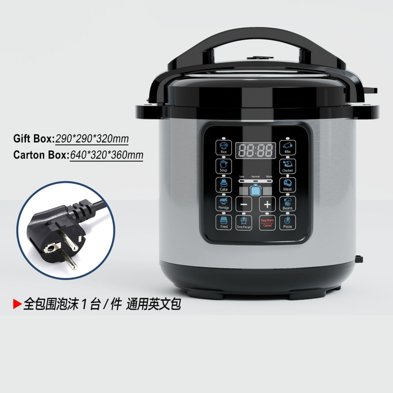 6L电压力锅家用预约1000W不锈钢电饭煲跨境110V220V一件代发饭锅|undefined