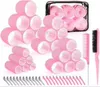 Fuchsia set PVC, 51 pieces