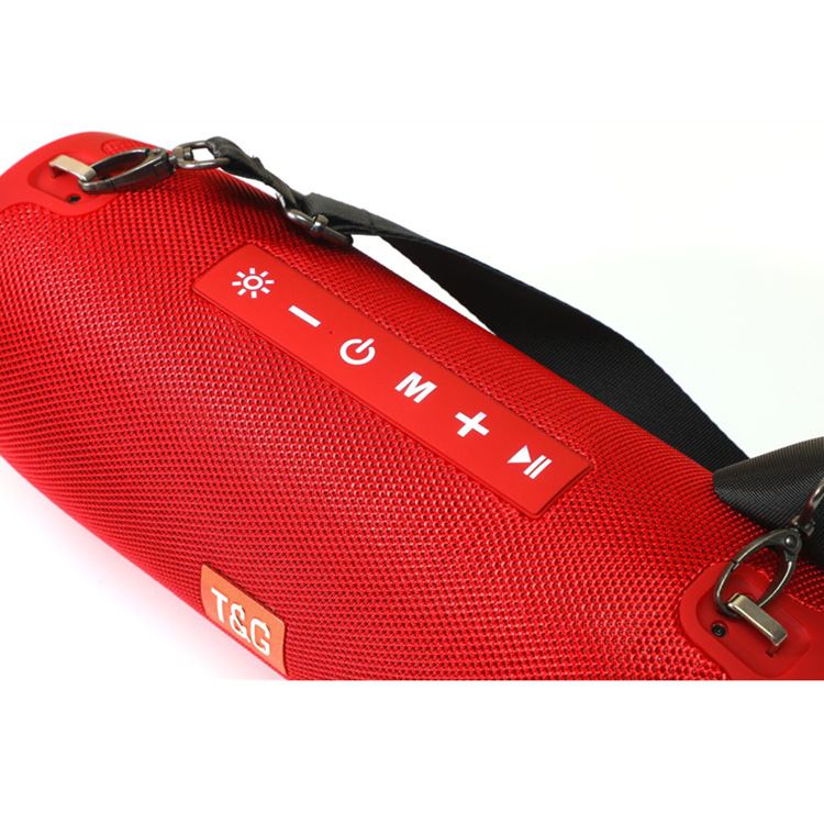 Altavoz Bluetooth TG322 Tambor de guerra grande con luz anti-película Tarjeta USBTF conectada a radio Subwoofer pesado portátil para exteriores