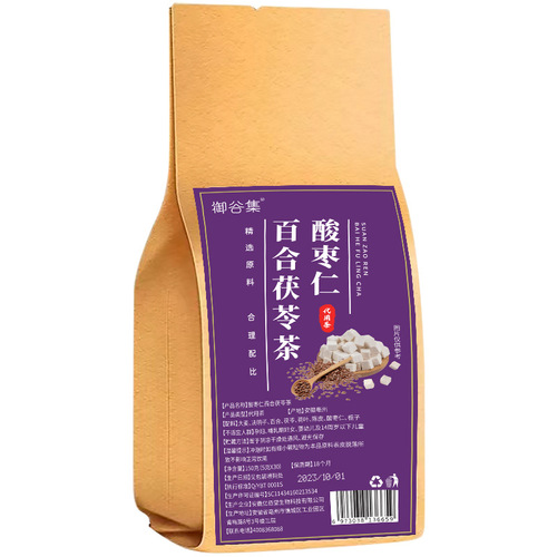 Sour Jujube Seed, Lily Bulb, and Codonopsis Tea Bags - Health Tea 5g*30 Pouches 150g/Bag
