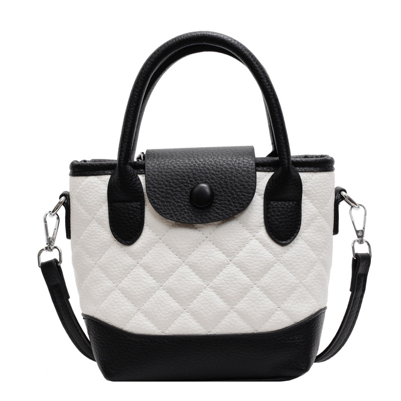 Bolso de textura transfronteriza 2025 verano nuevo bolso femenino retro pequeño bolso de hombro de fragancia bolso de mensajero de hilo bordado de diamantes