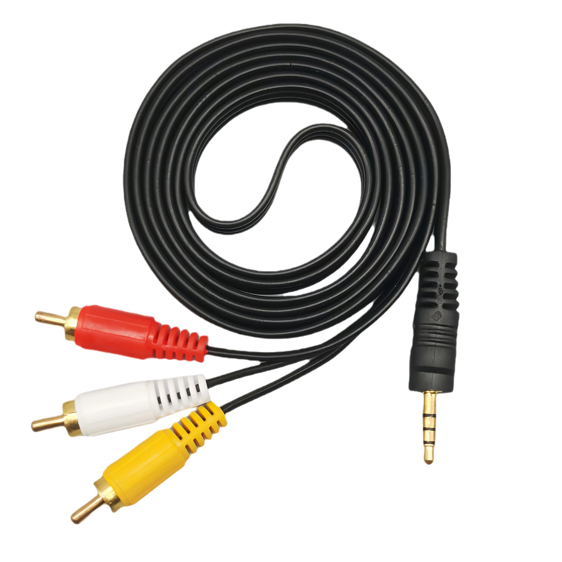 Un minuto tres cable de audio TV por cable DVD Set-Top Box Lotus cable 3,5mm un minuto dos cable de audio AV cable