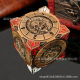 Metal seven-in-one six-sided rotation DND dice polyhedron dungeons and dragons COC csulu dice running group D6