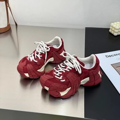 欧洲站个性八爪鱼老爹鞋女2025秋季新款潮网面厚底休闲运动鞋女款