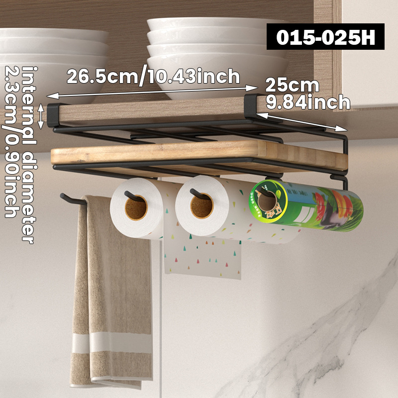Rack de almacenamiento de gabinete de cocina de acero inoxidable cubierta de la olla de la cocina tabla de cortar estante de partición del Gabinete rack de almacenamiento multifuncional con gancho