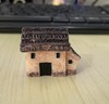 Moss micro -landscape ornaments 6 thatched house house resin small house creative crafts Zakka wind