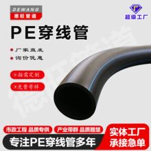 HDPE穿线管pe电力电缆保护管国标全新料市政通信工程专用护套线管