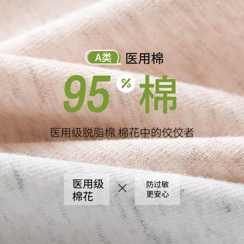 200 kg de gran tamaño ~ El nuevo algodón antibacteriano 7A, entrepierna alargada, cintura media, anti-fugas laterales, ropa interior especial para niñas durante el período menstrual