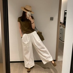 062201 生地カジュアルワイドレッグパンツ 25 夏のレディースファッション多用途スリムストレートパンツ長ズボンライトカラーパンツ