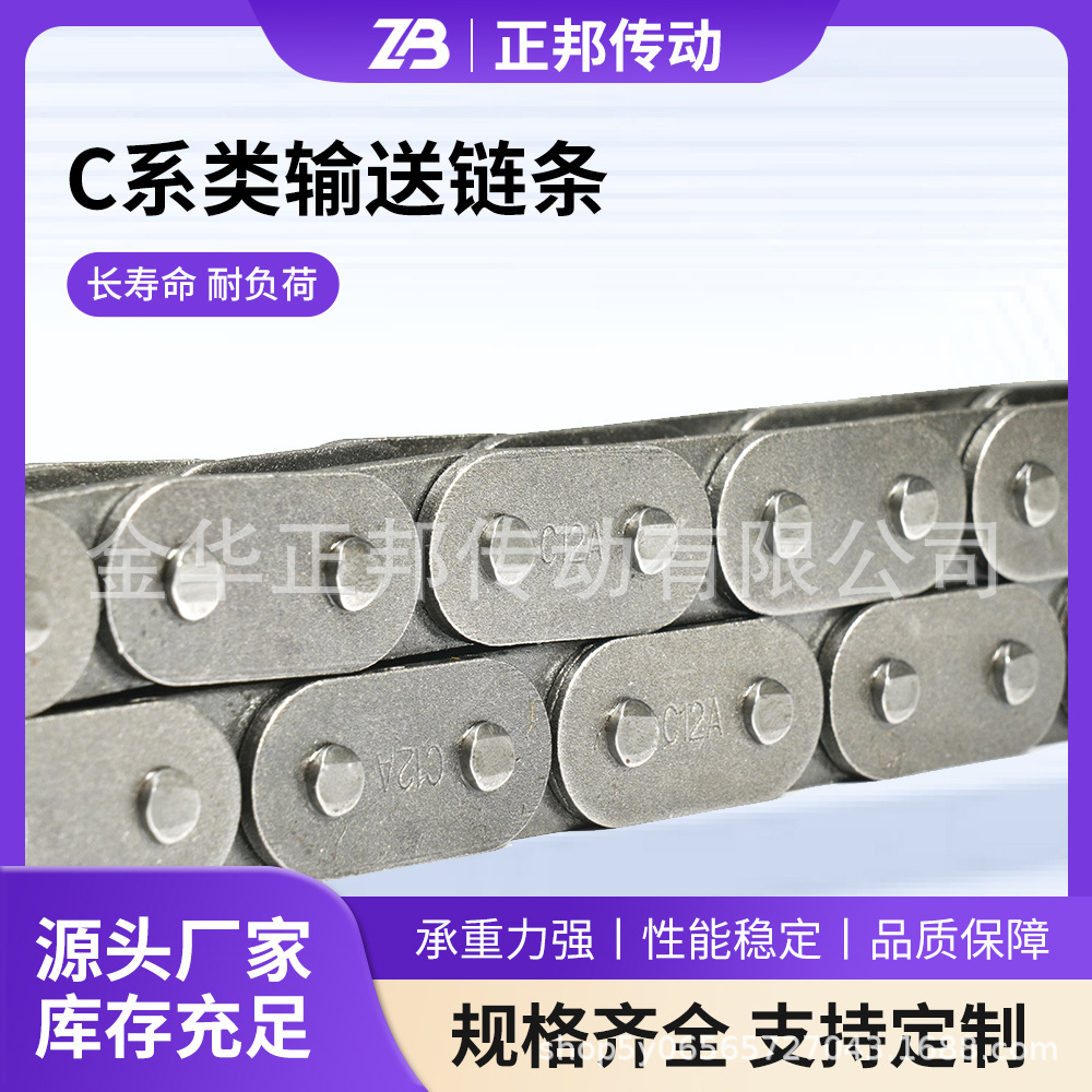 C12A 工业输送链条 工业机械 精密传动链高强度传动链