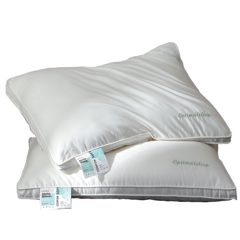 60番手純綿羽根繊維枕芯A級母子用ネックピロー家庭用睡眠補助学生用ホテル用枕