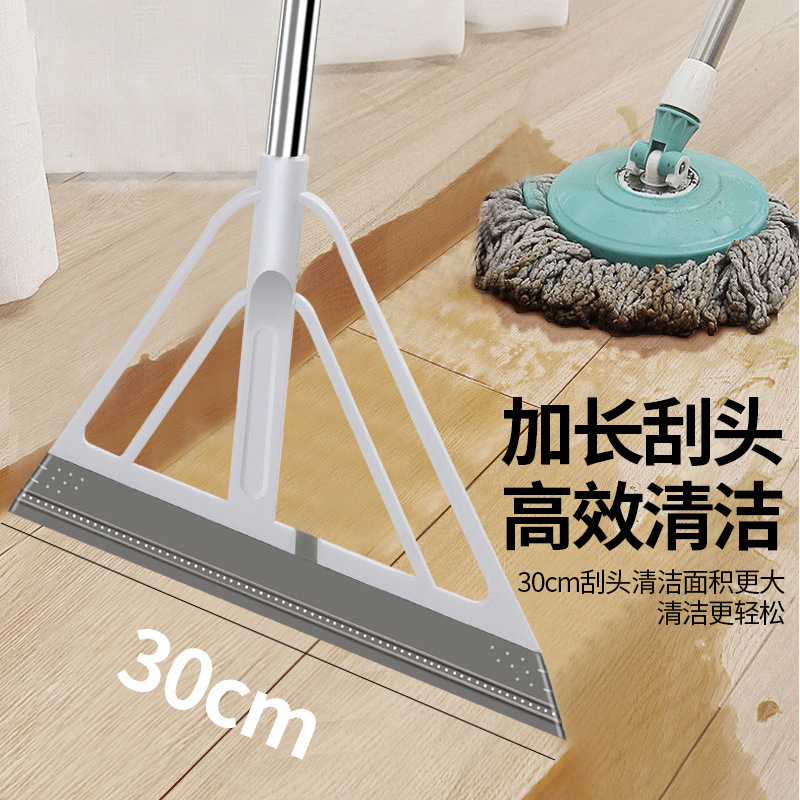 Black Technology Sweeping Broom Household Non-Sticky Hair Broom Broom Soft Hair Mop Toilet Scraping Broom