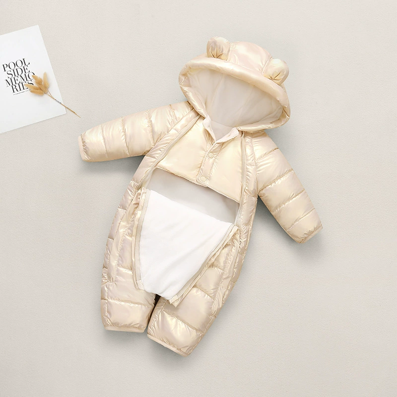 [Зимний Детский комбинезон для новорожденных выходит на прогулку, держа одежду на флисовой подкладке, утолщенная Детская сумка для одежды, сумочка, хлопок без стирки