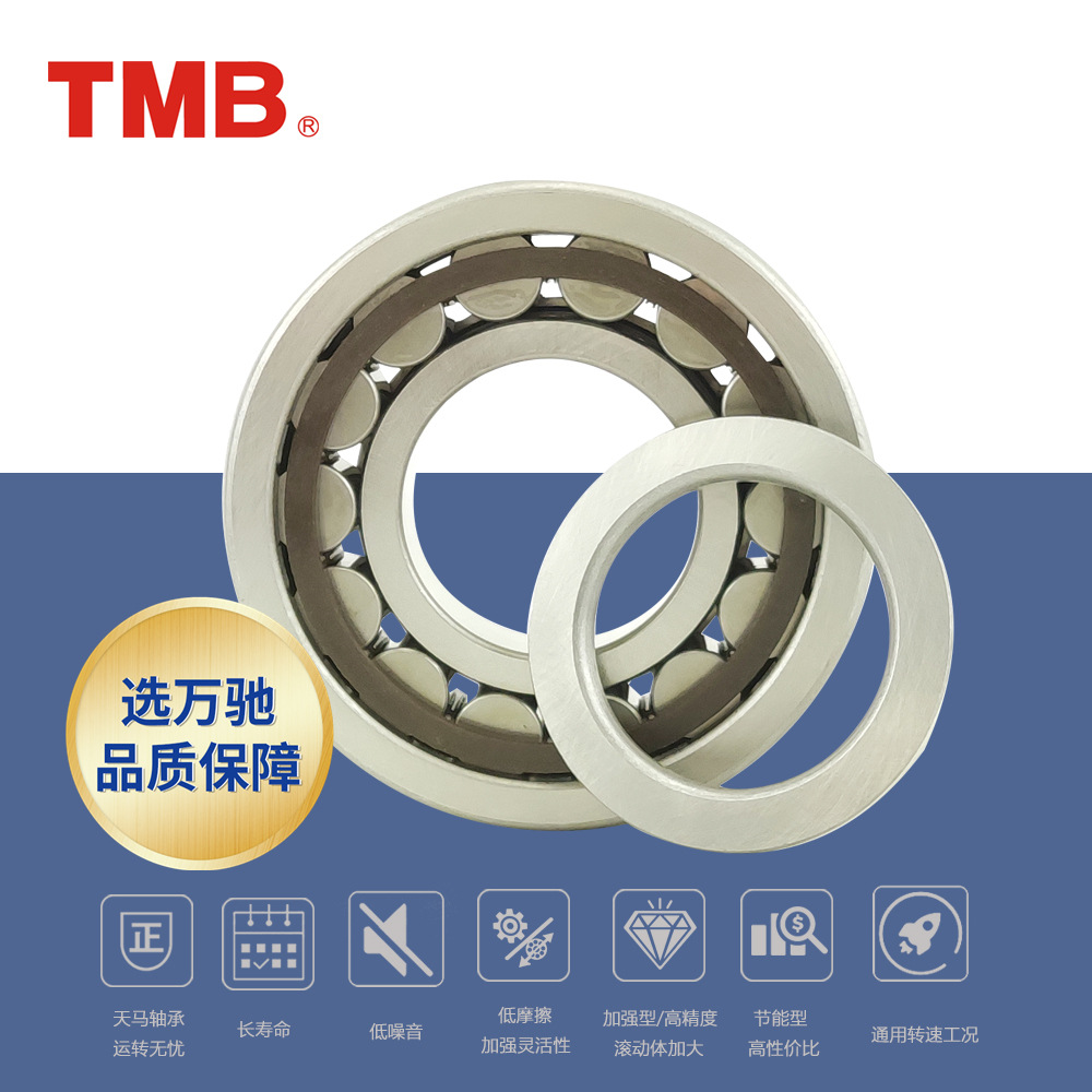 TMB/天马轴承NUP203ECP高精度圆柱滚子轴承ET/-E-TVP2 旗舰品质
