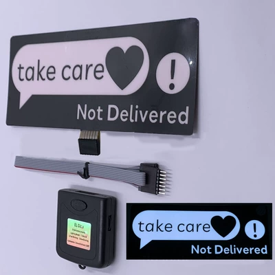 Cold light sheet | Luminous Car Stickers Boostload - take-care-not-delivered