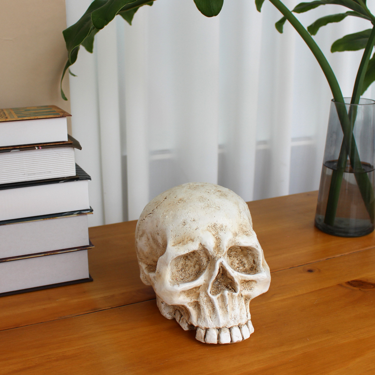  Explosive Halloween Realistic Skull Horror Zombie Head Undead Festival Air Model Ghost Festival Skull Decorative Pendulum