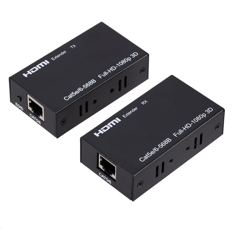 HDMI Extender 60m 4K Hd HDMI to Rj45 Single Network Cable Extender 120m Signal Amplifier HDMI Extender 60m 4K Hd HDMI to Rj45 Single Network Cable Extender 120m Signal Amplifier