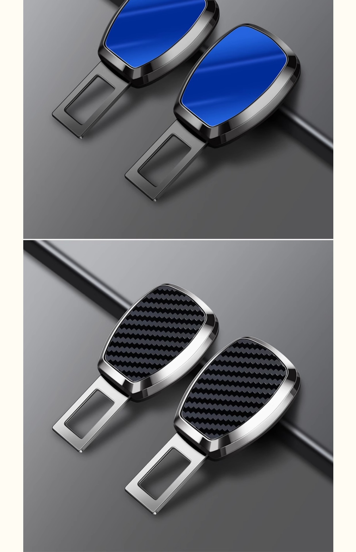 Car Seat Belt Extension Connector for Rear Seat Safety with Buckle Fastener