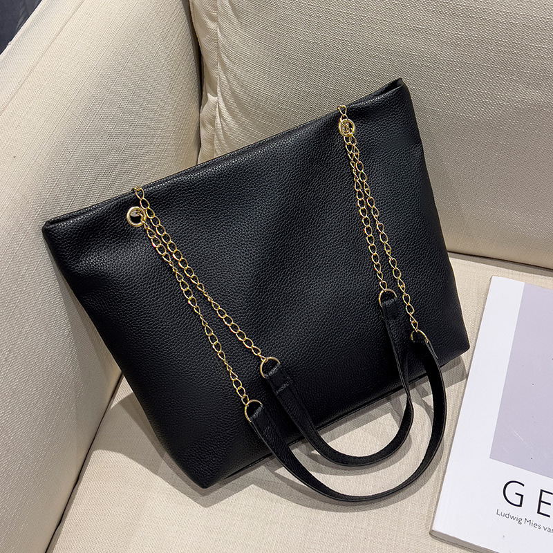 Bolsa de color caramelo tamaño medio 2024, bolsas de damas, bolsas de hombro simples, bolsas de compras para mujeres coreanas.