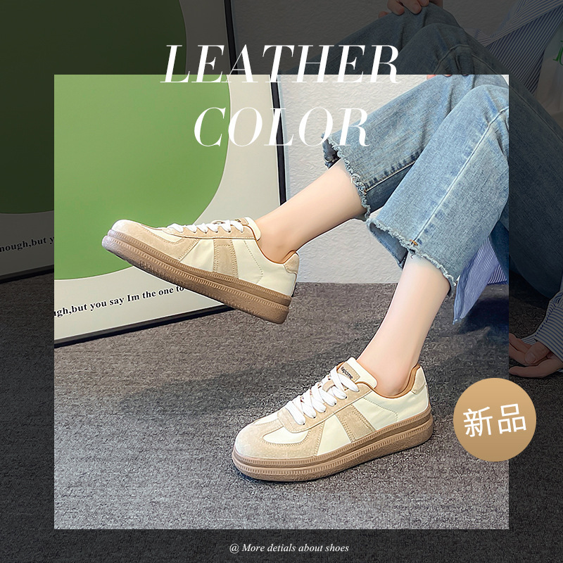 Zapatillas deportivas casuales Augusden estilo Forrest Gump para mujer, novedad primavera 2026, estilo retro deportivo de Hong Kong, zapatillas de entrenamiento alemanas.