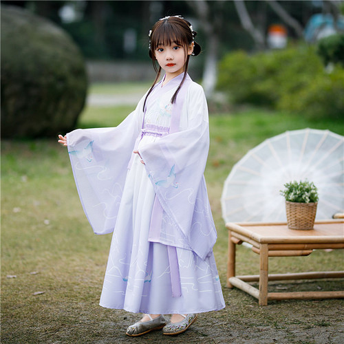 Children Chinese traditional folk costumes hanfu for girl boys ancient fairy dress prince princess film cosplay dress