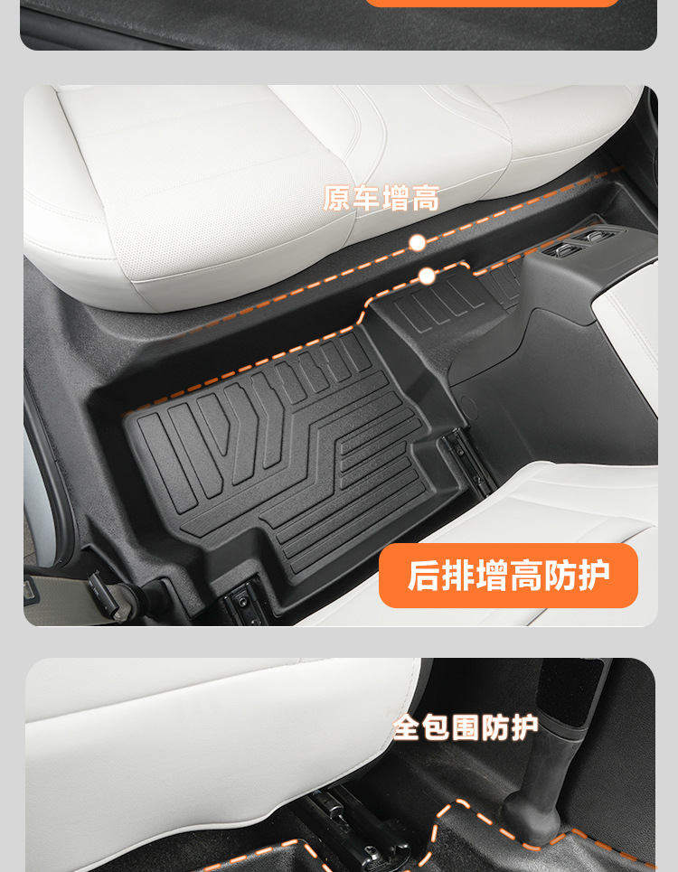 Suitable for Buick Envision PLUS five-seater, full coverage floor mats including door sills, 21-25 models, TPE car floor mats