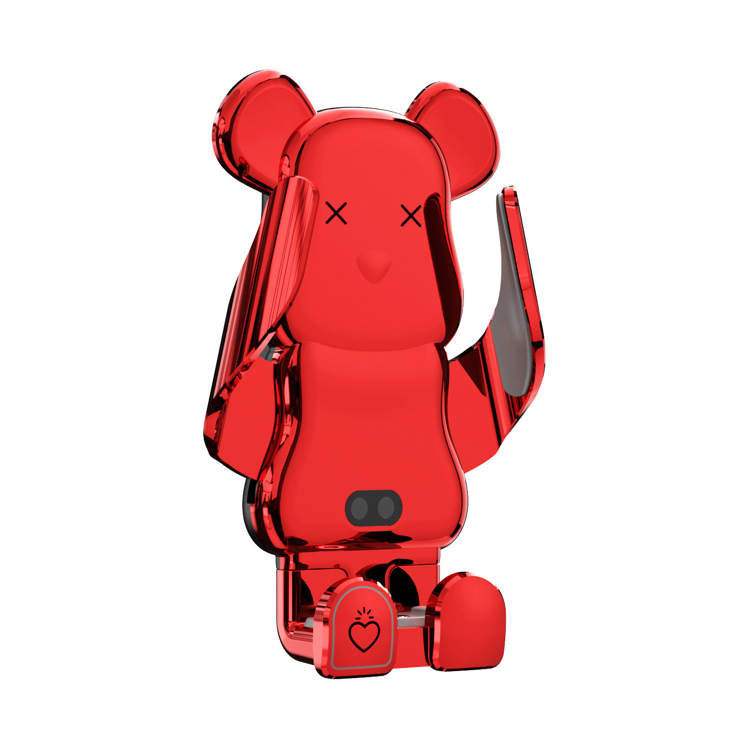 Dibujos animados lindo oso R13 coche carga inalámbrica soporte de teléfono móvil salida de aire navegación productos para automóviles al por mayor transfronteriza