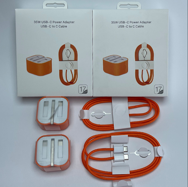 Suitable for Apple 15-17 Data Cable Charger Dual C Interface Braided Type-C Fast Charging Pd Mobile Phone Charger Suitable for Apple 15-17 Data Cable Charger Dual C Interface Braided Type-C Fast Charging Pd Mobile Phone Charger