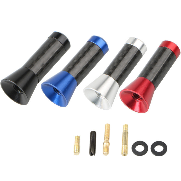Car Antenna Signal Carbon Fiber Antenna Car Radio Antenna Metal Aluminum Short Long Antenna Modification Supplies Decoration