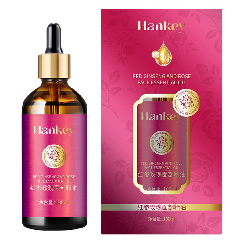 Хан Цзи красный женьшень роза эфирное масло для лица с маслом уход за кожей лифтинг и подтяжка светлых линий Осветляющий массаж лица Эфирное масло