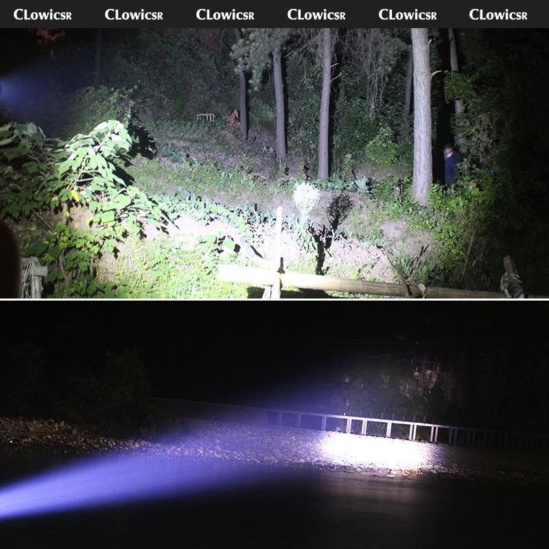 Transfronteriza nuevo LED fuerte luz linterna COB luz lateral portátil mini hogar fuerte luz de carga USB al por mayor SK68 image 3
