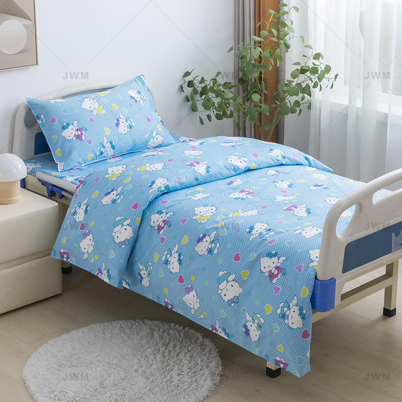 医療用リネン、病院用寝具、老人ホーム用ベッド、3点セット、掛け布団カバー、ベッドシーツ、工場直販、卸売、カスタマイズ可能|undefined