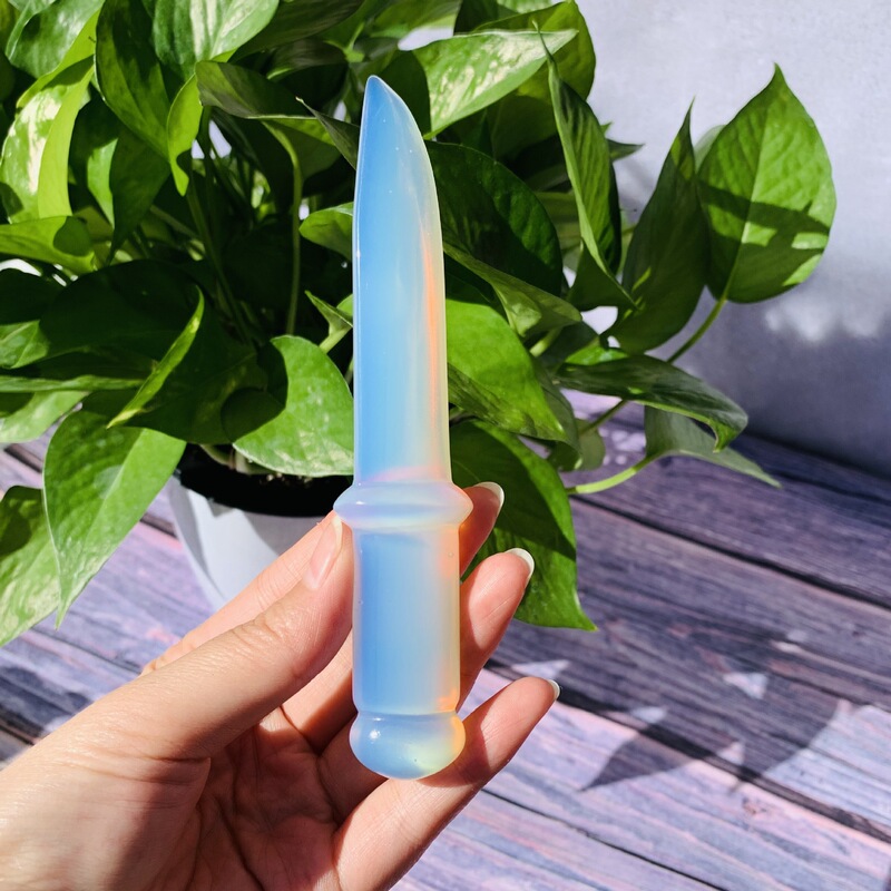 供应 多种材质天然水晶匕首 家居办公装饰摆件 图 2