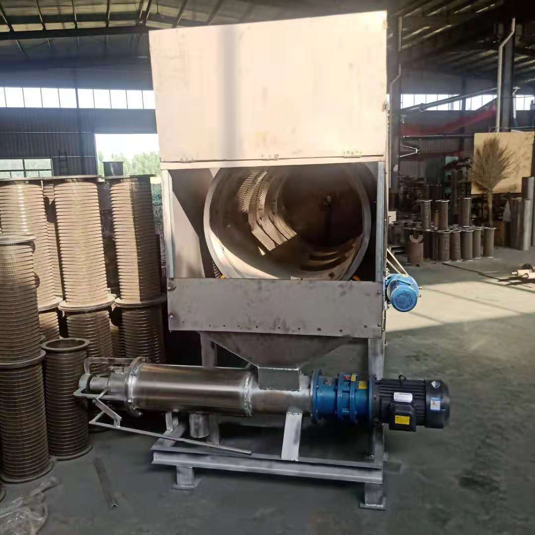 内进新款微滤式滚筒干湿分离机 猪粪水固液分离机