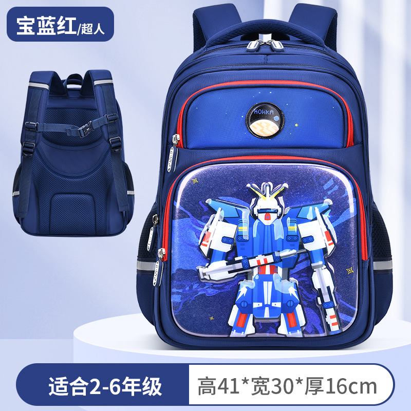 Mochila escolar de estudiantes de primaria mochila ventilada de gran capacidad mochila de hombro de arenas flotantes de la escuela primaria niños impermeables