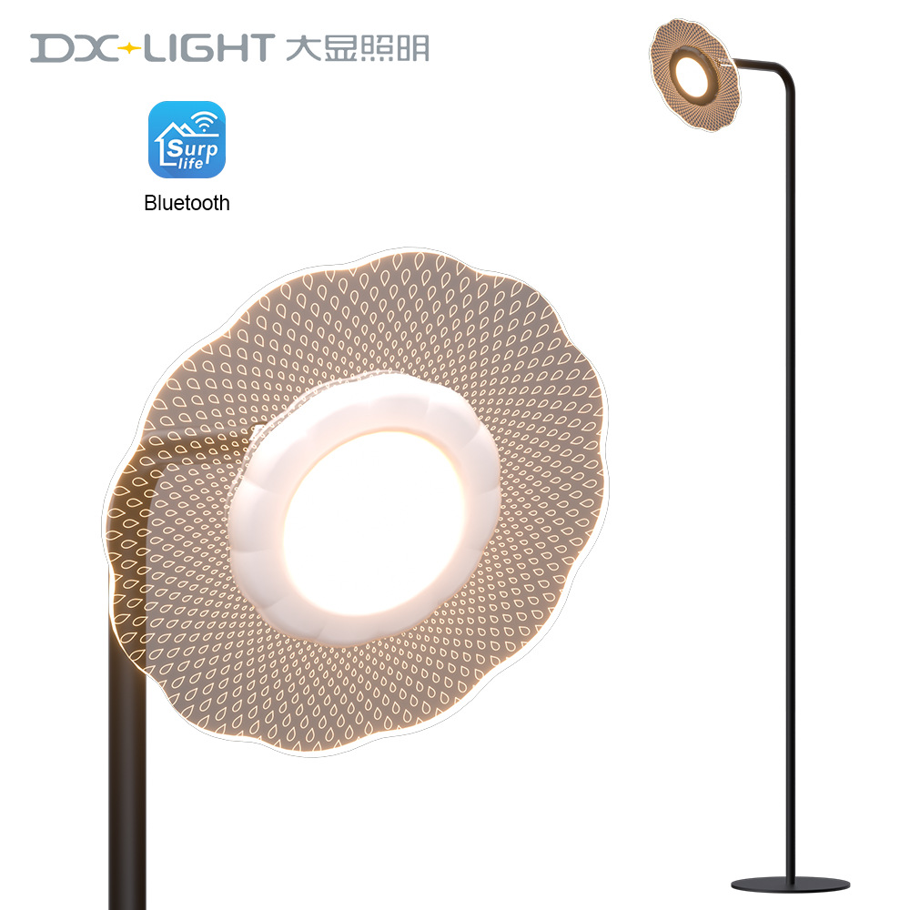 Transfronterizos LED disco hacia el cielo luz de piso RGBIC bluetooth luz de esquina de pared atmósfera luz de piso de lectura luz de piso image 6