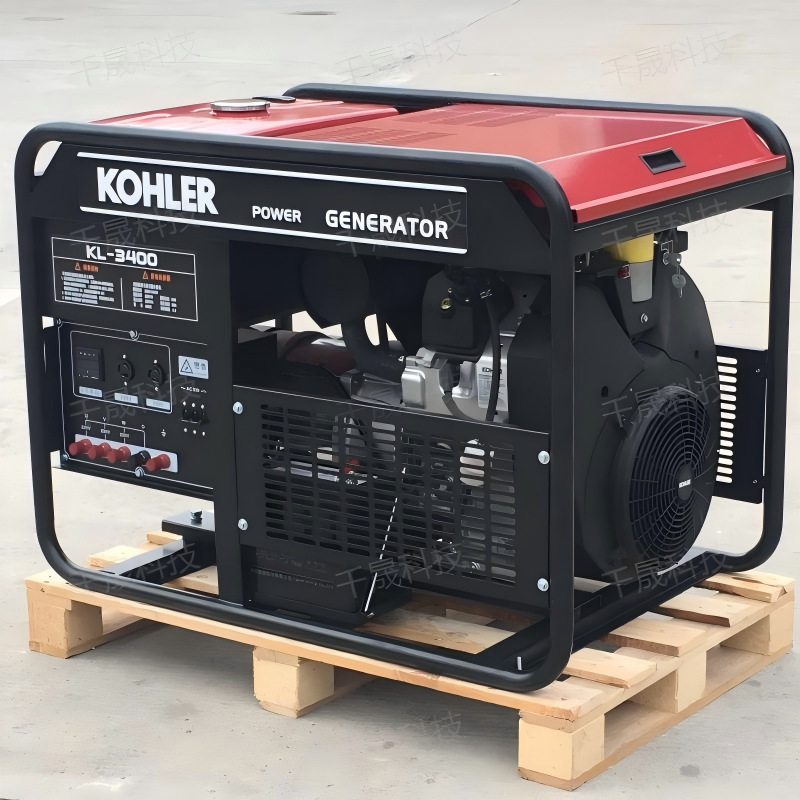 现货供应12kw科勒动力发电机单三相380V科勒汽油发电机组含脚轮