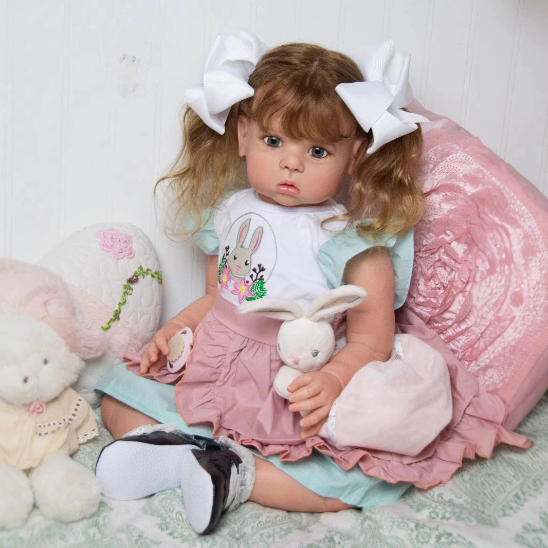65 см виниловые Детские аксессуары Reborn DIY пустой комплект Свежий Цвет Мягкая незавершенная кукла