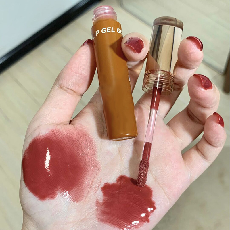 翠黛工厂定制镜面水光唇釉易上色不沾杯持久滋润保湿润唇OEM加工